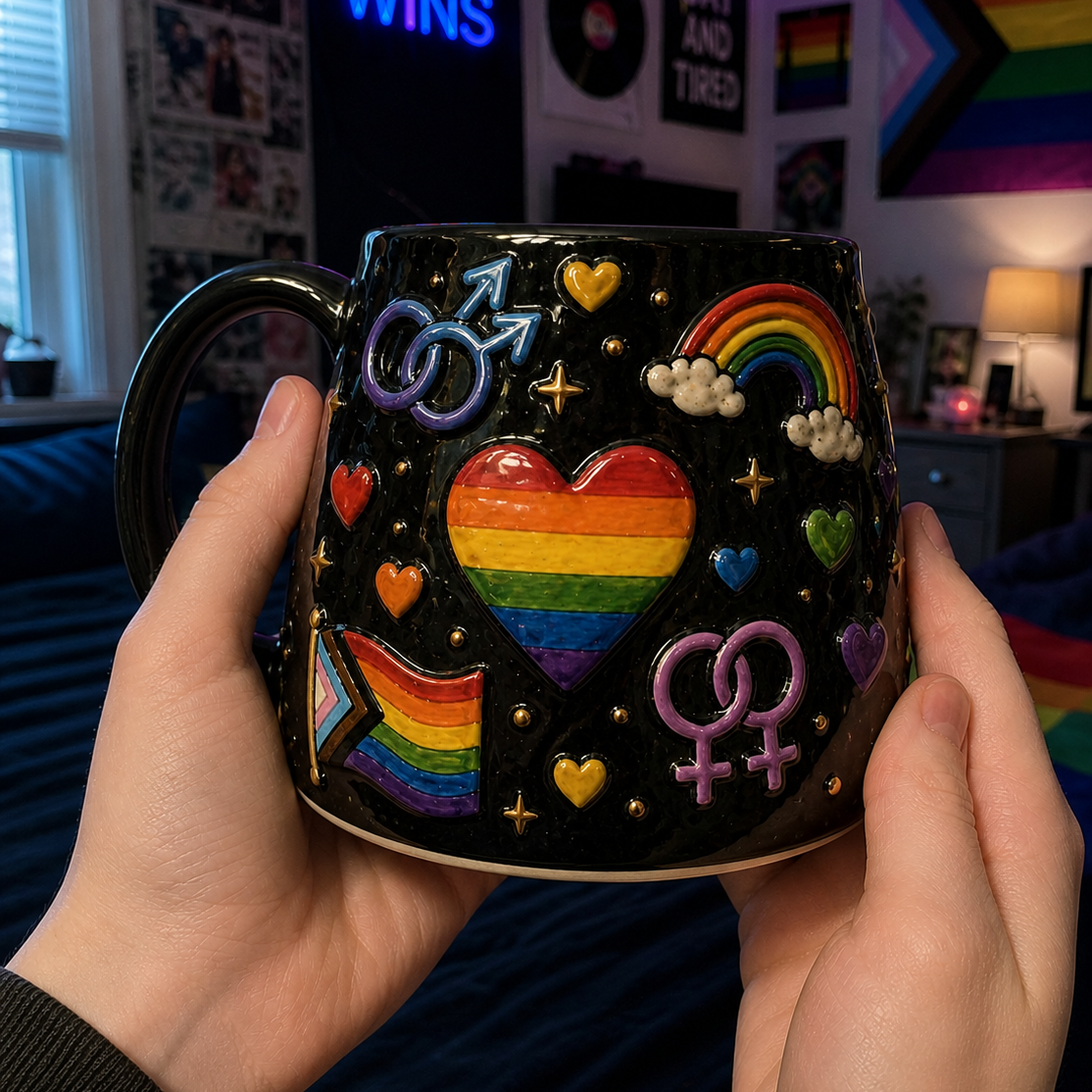 Handmade Pride Mugs