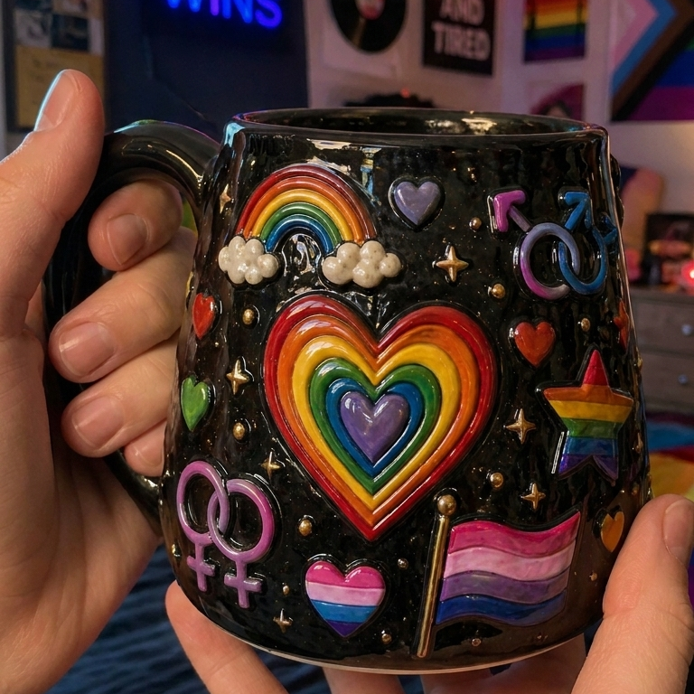 Handmade Pride Mugs